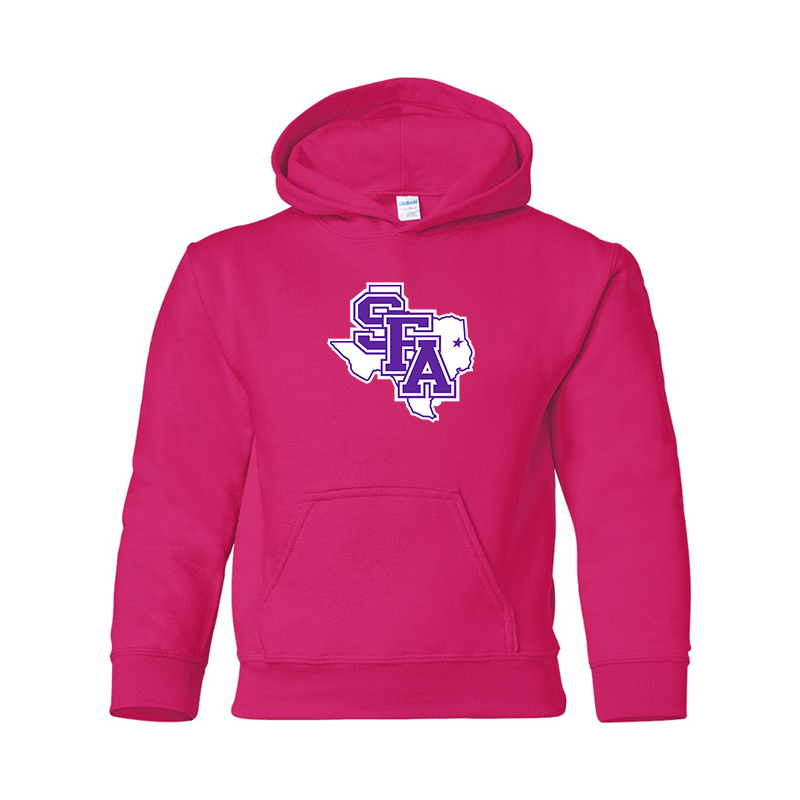 Youth Stephen F. Austin Lumberjacks  Gildan Heavy Blend  Hooded Sweatshirt